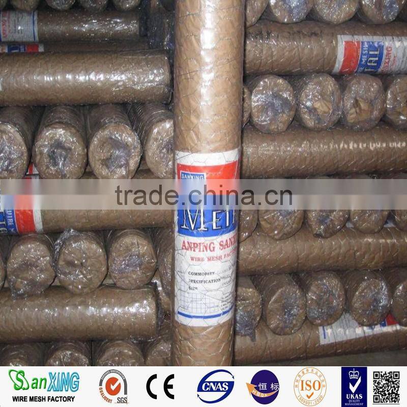 Galvanized Hexagonal Chicken Wire Mesh Bird Cage Material