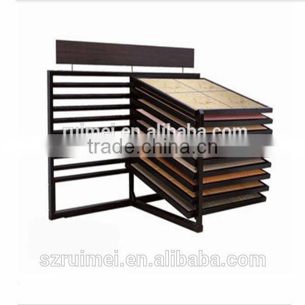 Customized Floor Standing Multi-tier Ceramic Tile Display