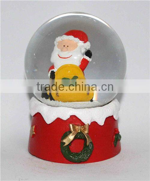 New resin snow globe with light