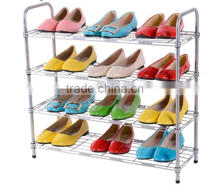 vivinature metal wire 16Pair Shoe Rack, White