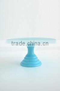 Water Base Food Safe Painting Colorful Wooden Cake Stand