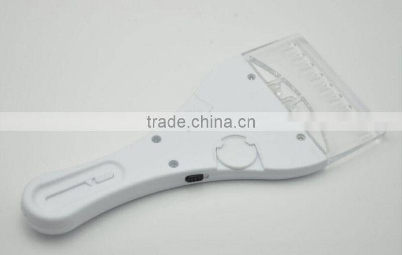 New LED ice craper plastic ice craper with light