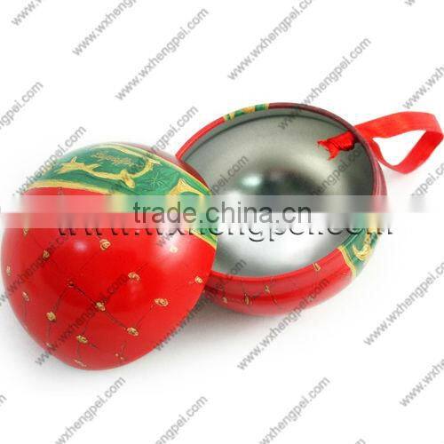 tin christmas ball
