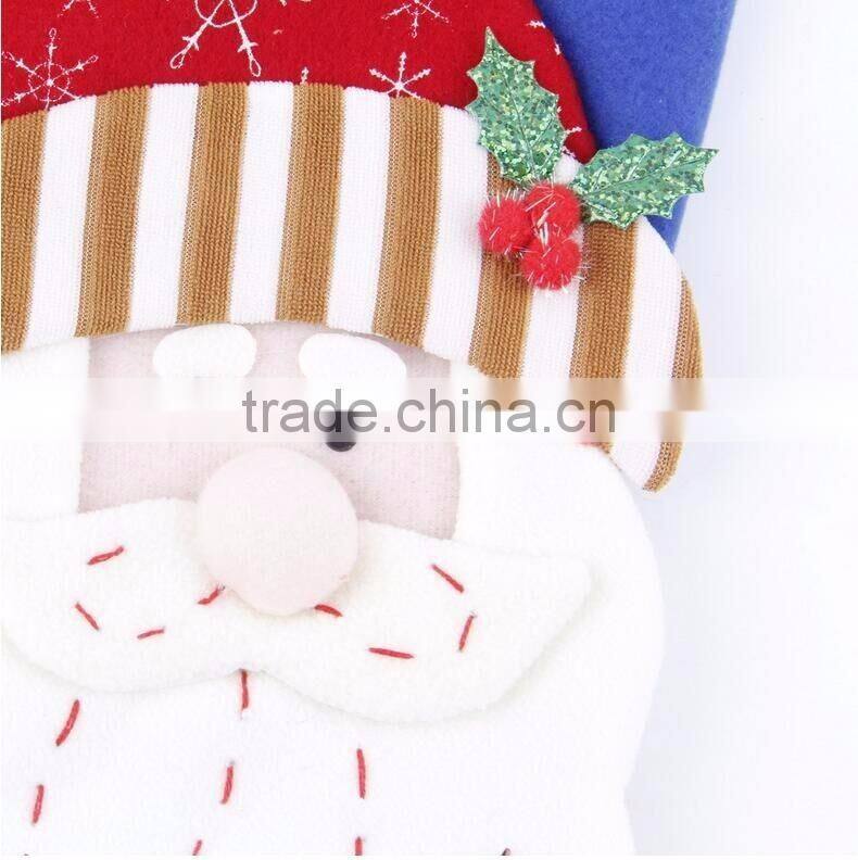 Hot Sale Christmas Decoration Supplies, Christmas Stockings For Decoration, Santa Claus Style Gift Bags For Christmas