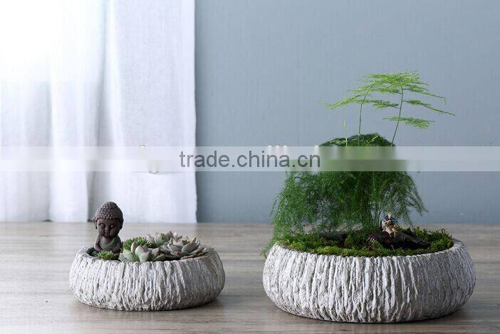 2017 decorative flower pot glass outdoor small smart flower pot