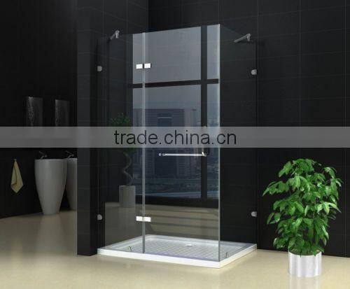 HSR02-90070 frameless shower cubicle price, custom sizes shower cubicle