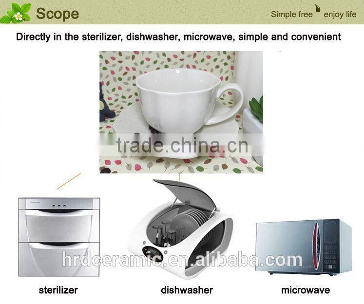 Stocked coffee mug with dish