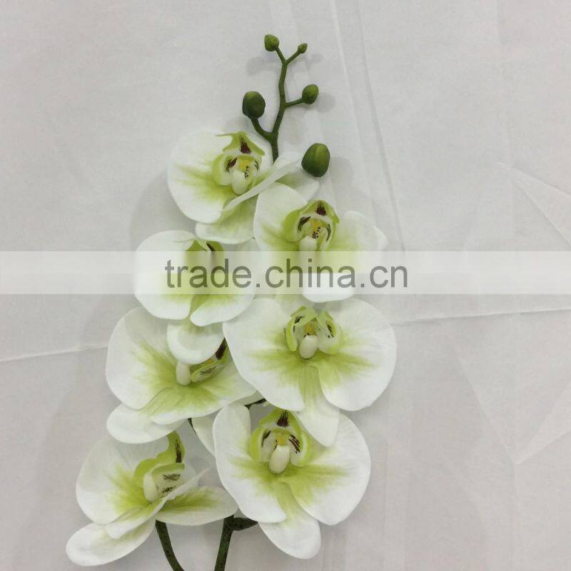 7 flower heads orchid flower artificial