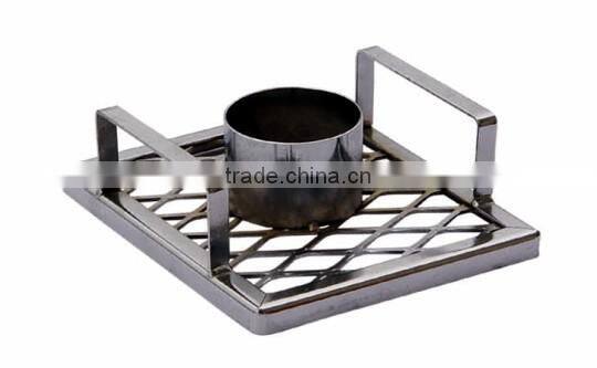 Stainless steel BBQ beer can double chicken cooker with high quality