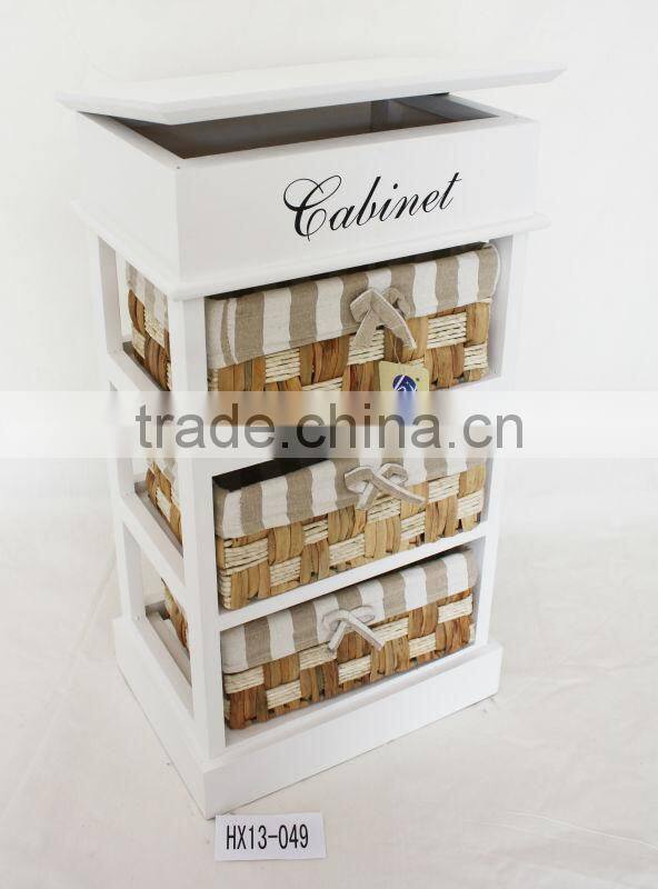 2013 newly arrival vintage furniture closets of woven drawer