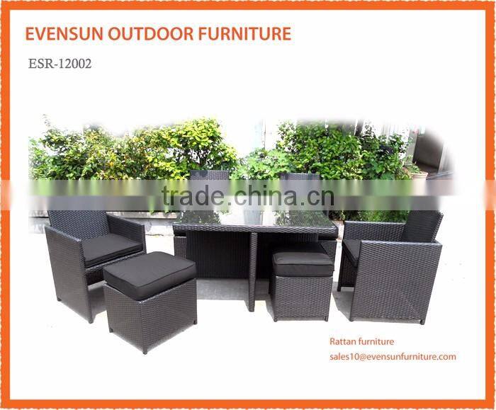 Hot sales synthetic rattan leisure outdoor furniture french bistro table sets