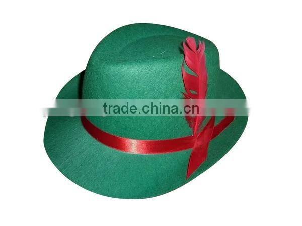 2017 new charm products custom black wide brim wool felt top hat wholesale with letter for gentlemen made in china