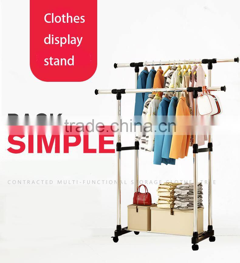 retail hanging clothes display racks