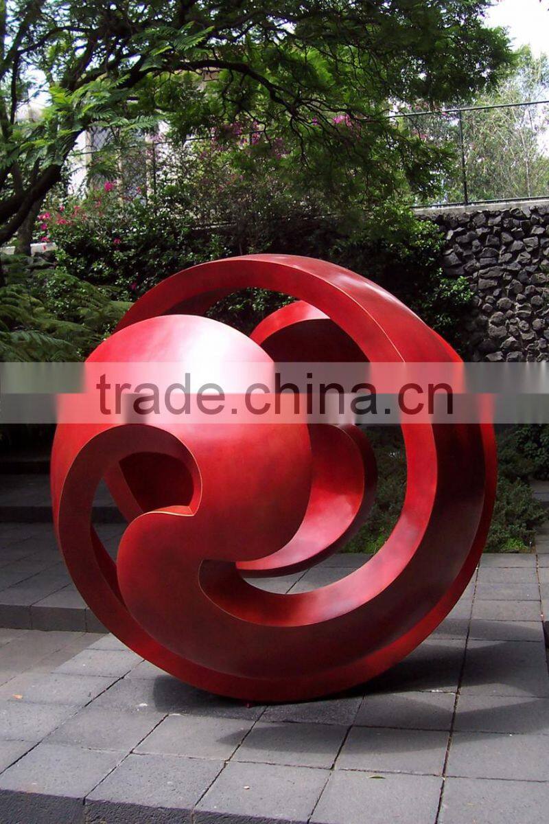 large outdoor garden sculptures metal craft stainless steel modern sculpture
