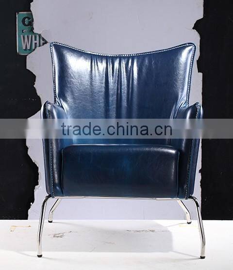 YY008 2016 Latest Modern single Chair Leisure Chair With Strong Aluminum Foot