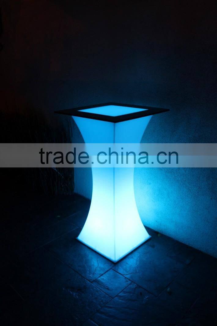 Plastic Rechargeable Led Bar Table,Lighting Coffee Table,led coffee bar table