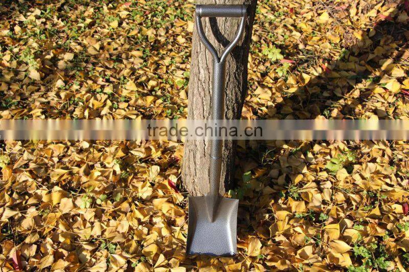 38 Inch Steel D-handle Square Garden Spade shovel