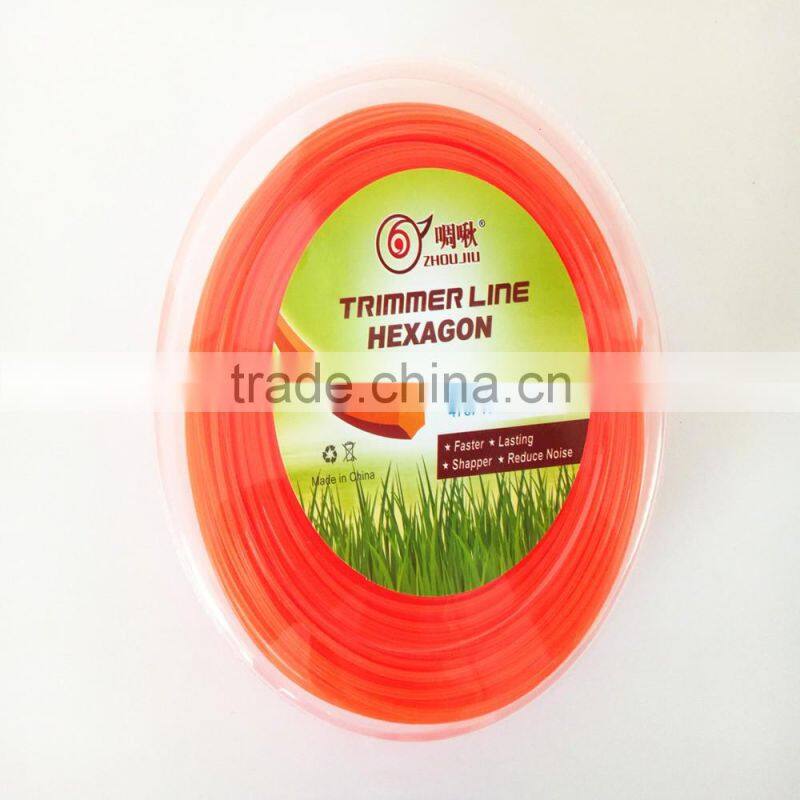 Famous brand zhoujiu hexagon trimmer line ,welcome to buy
