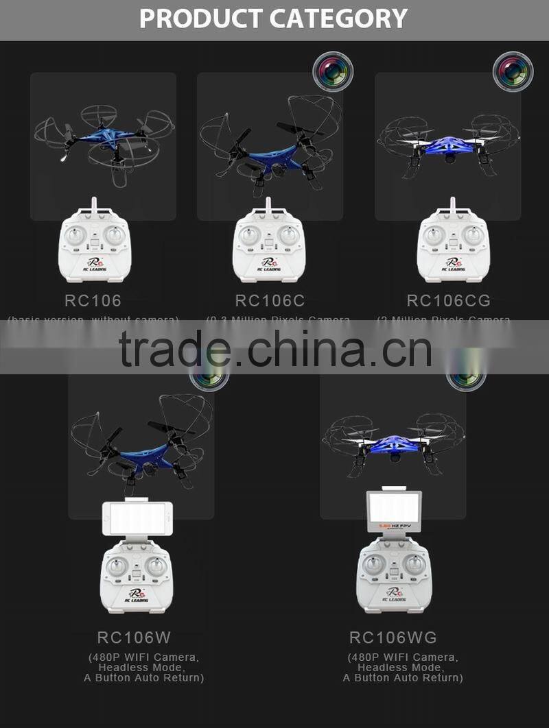 2.4G 4CH Alloy RC drone with WIFI 480P Camera