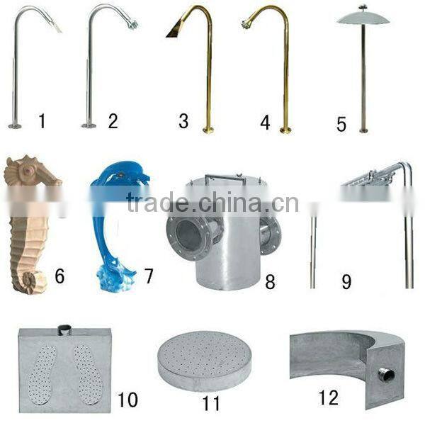 Swimming pool equipment for big size, middle size and small size skimmer pool