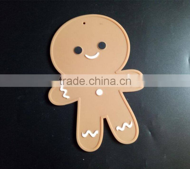 Human shape grey color silicone mat,silione baking pad CK-SL084