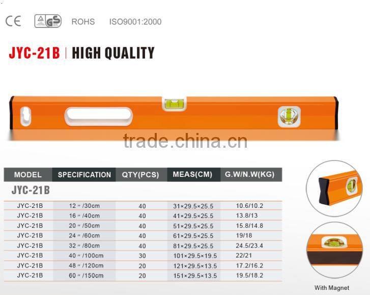 Aluminium Alloy Magnetic Spirit Level Tools land leveling tool