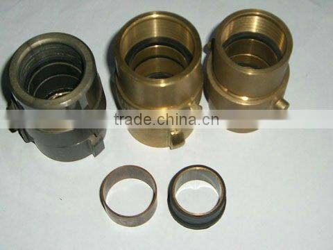Double jacket fire hose with NST coupling