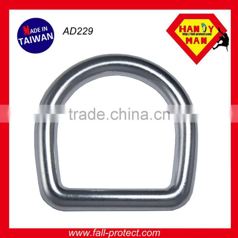 AD229 Aluminum 20kN Safety Forged D-Ring