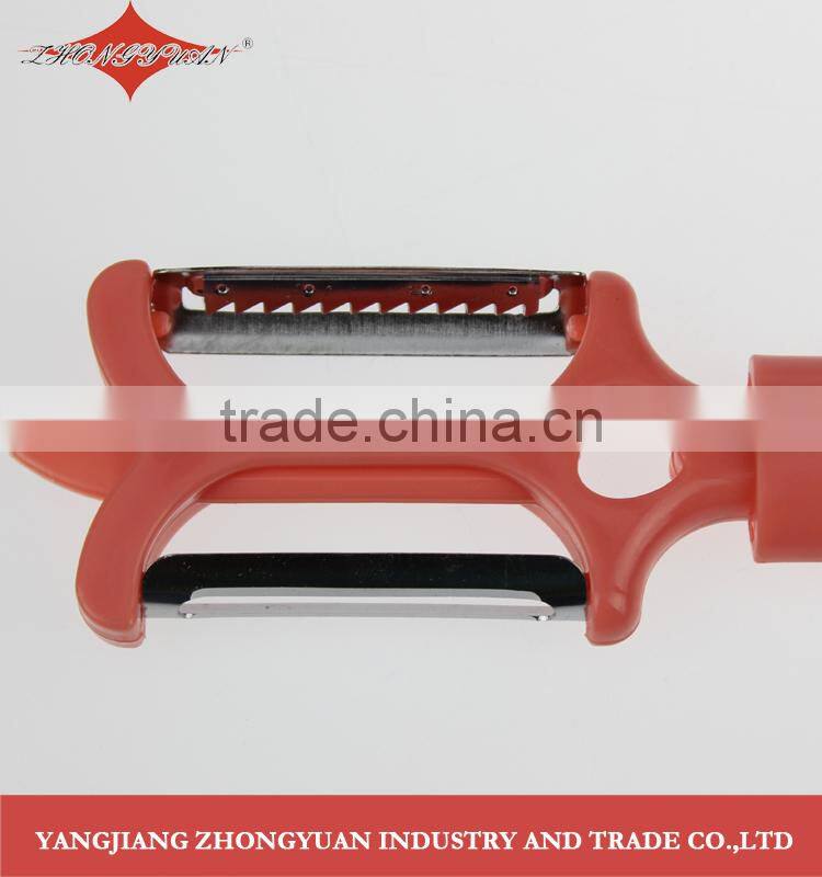 Kitchen utensil professional double blade Stainless steel vegetable peeler multi purpose