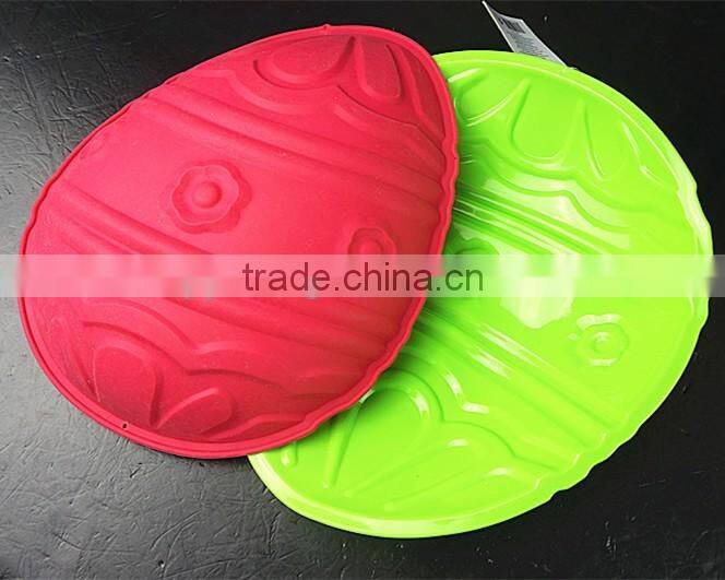 11231 color egg shaped silicone cake mold