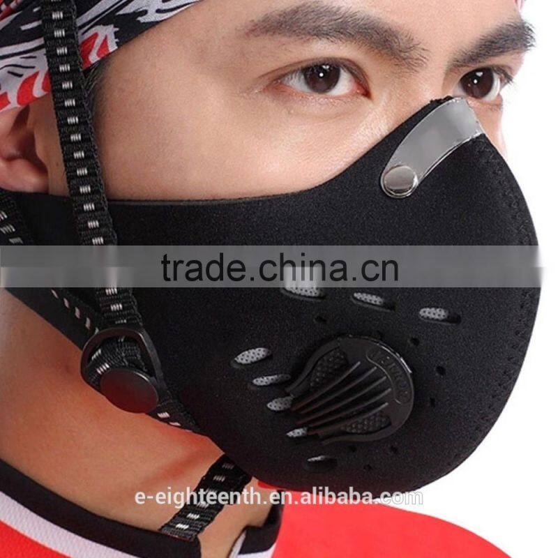 Super Anti Dust Motorcycle Bicycle Cycling Racing Bike Ski Half Face Mask Filter