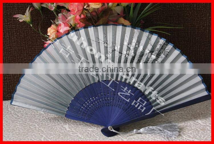 Chinese style bamboo fabric fan