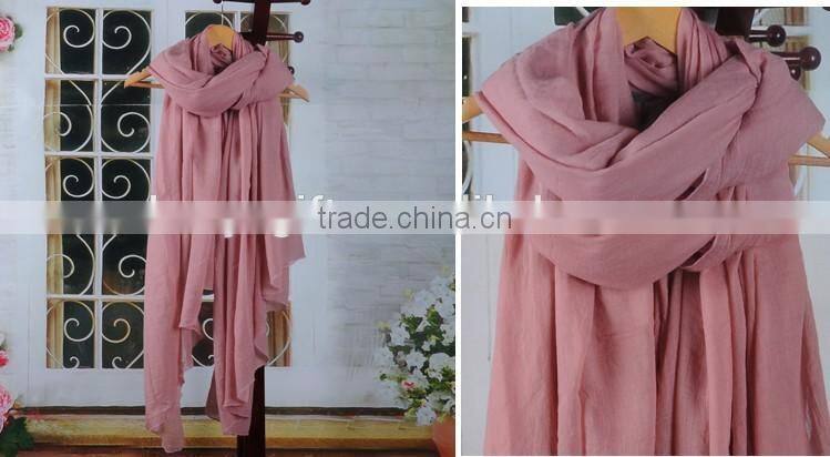 Hot Sale New Arrival Autumn Winter Artesanato Women Scarves Fashion Lengthen Cotton Scarves Warm Solid Scarf