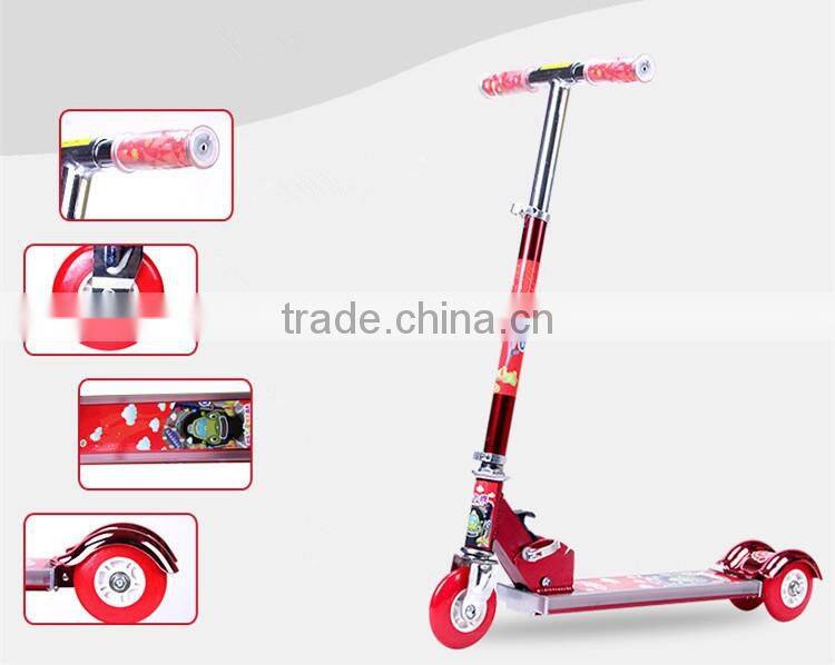 popular 2 Wheels kick Scooter with super flashing light and music for kids and teenagers