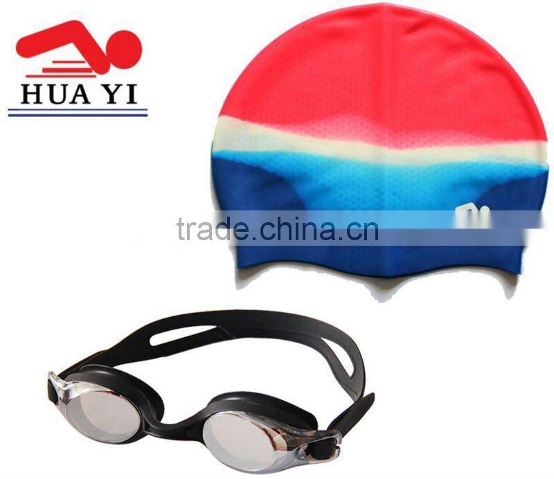 2012 Hot sale waterproof swim goggles set