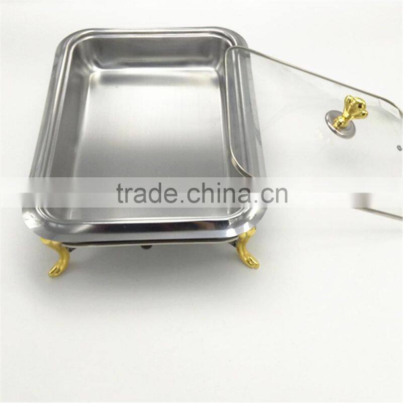 Hotel and Restaurant stainless steel warmer used hot food container