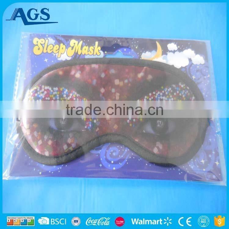 Top quality travelling use custom printed eye mask