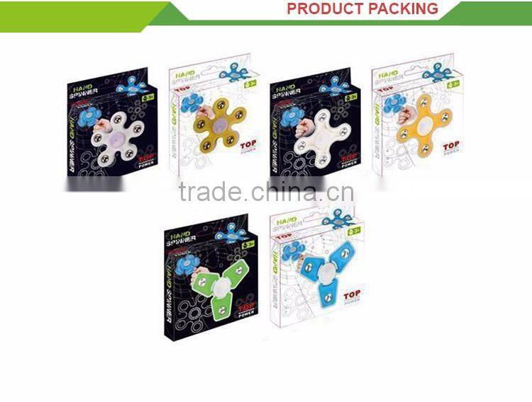 Hot selling fingertip gyroscope fiying toy plastic finger hand spinning