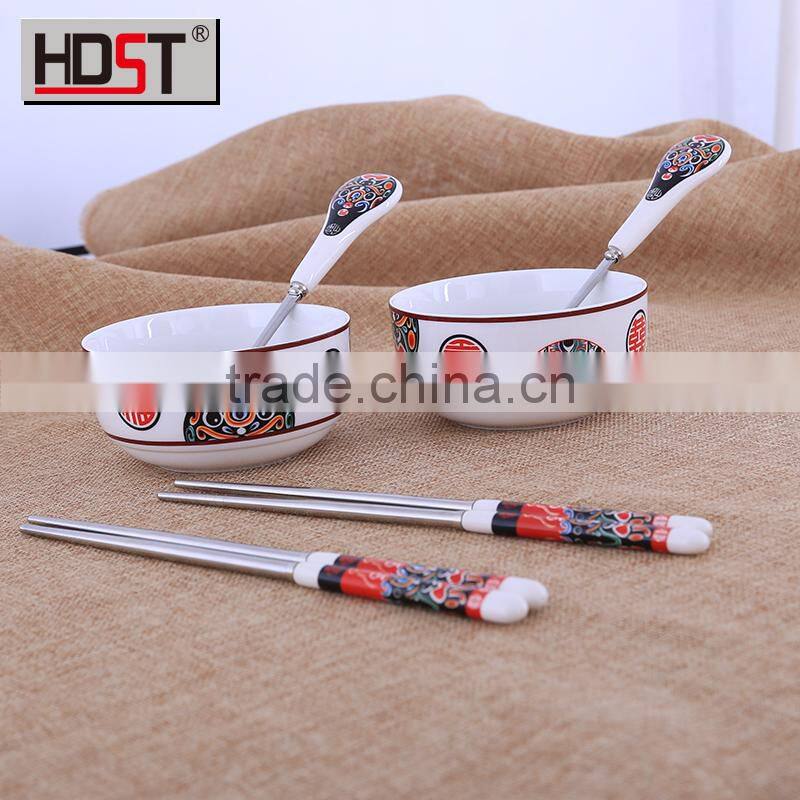 china culture Peking Opera Mask 6pcs innovative cutlery;cutlery gift