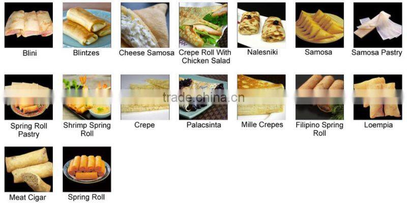 Anko Small Scale Making Filling Frozen Samosa Pastry Sheet Machine