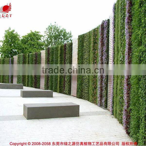 Outdoor green wall long lasting green facades artificial green wall