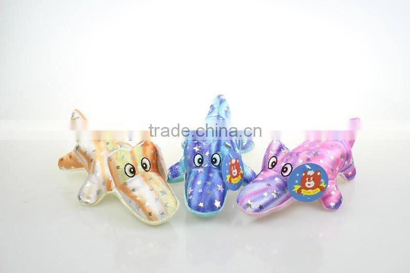 Beautiful crocodile bling bling cute colorful plush toy