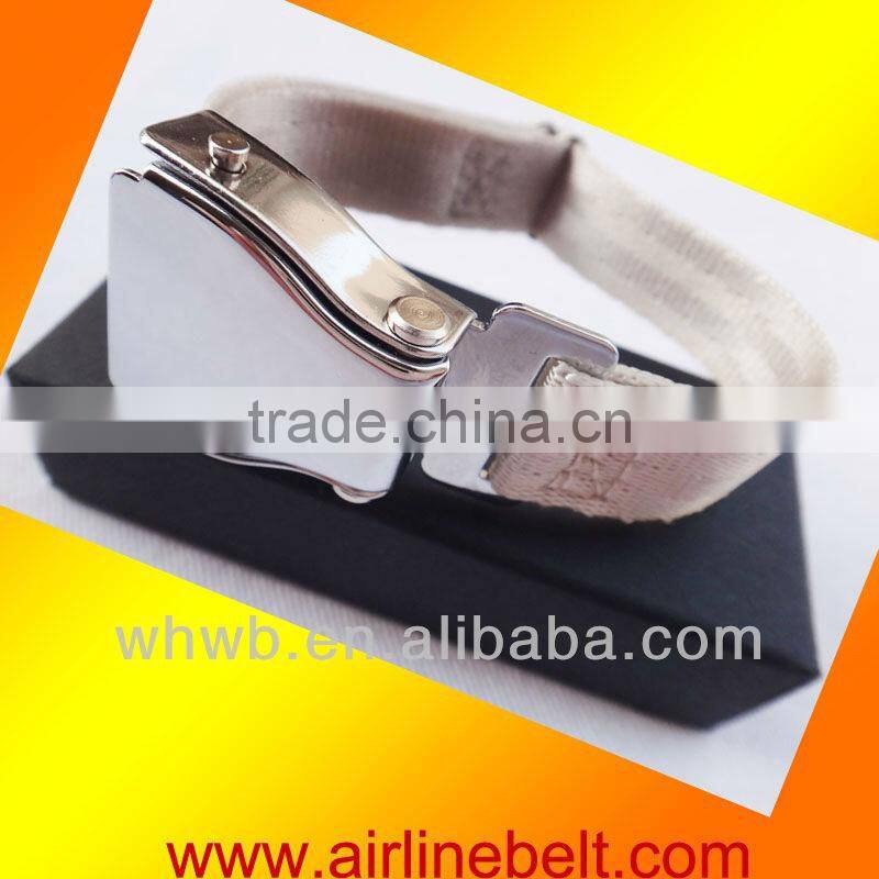Unique aircraft buckle stainless steel tennis bracelet