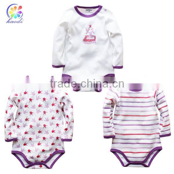 Custom 100% Cotton New born Baby Clothes,Organic cotton fashion infant wear baby romper baby clothes
