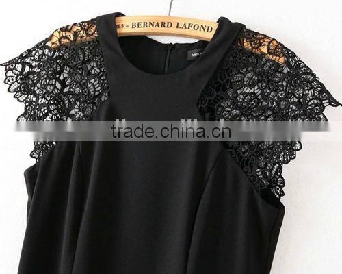 HD-D104 2014 hot design elegant women lace dress/casual ladies dress