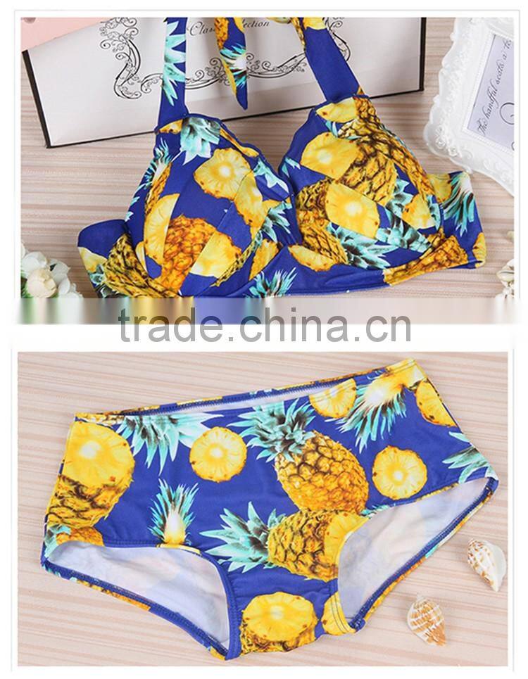 (Trade Assurance) new design fashion sexy girls swimwear printed