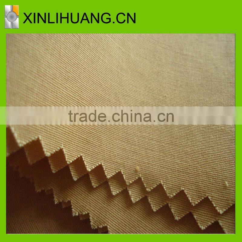 Plain Dyed 95% Cotton 5% Elastane Woven Fabric