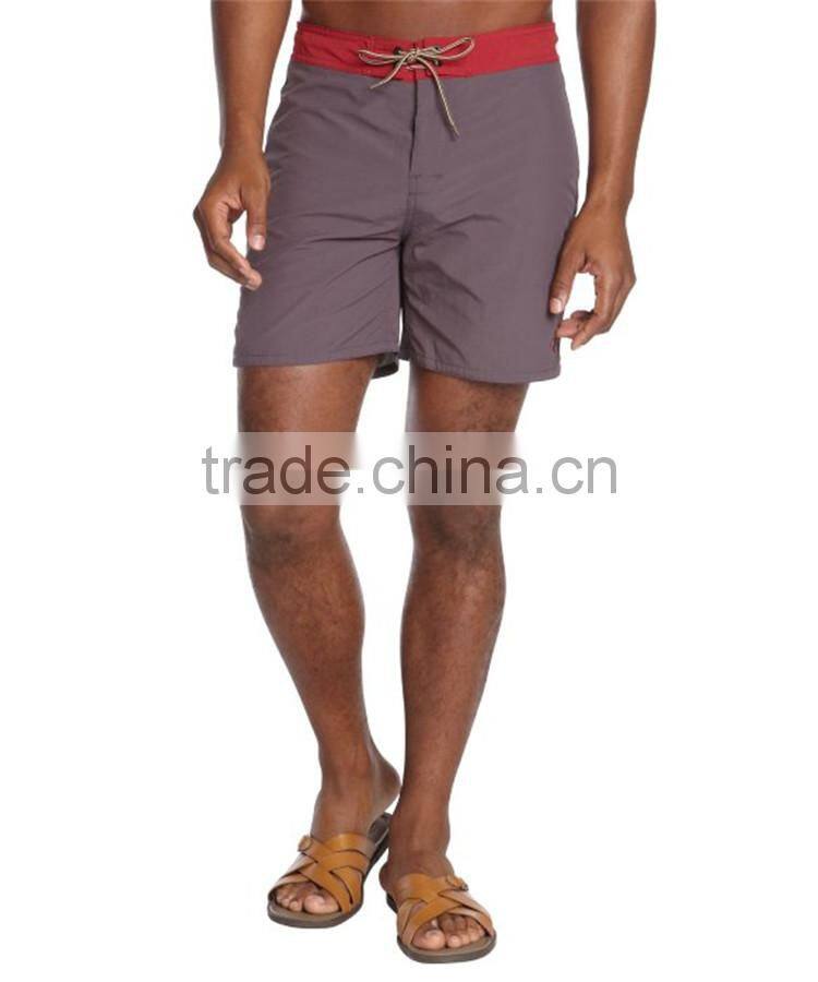 Mens two color board shorts custom made design your own swim trunks