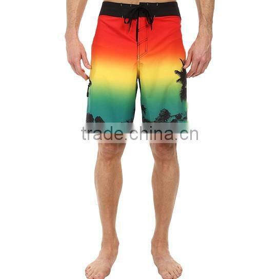 plain two tone mens board shorts with your own design