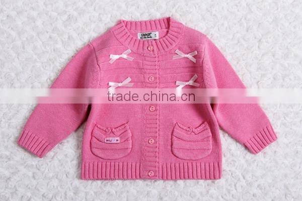 Korean style baby girl thin knit cardigan sweater